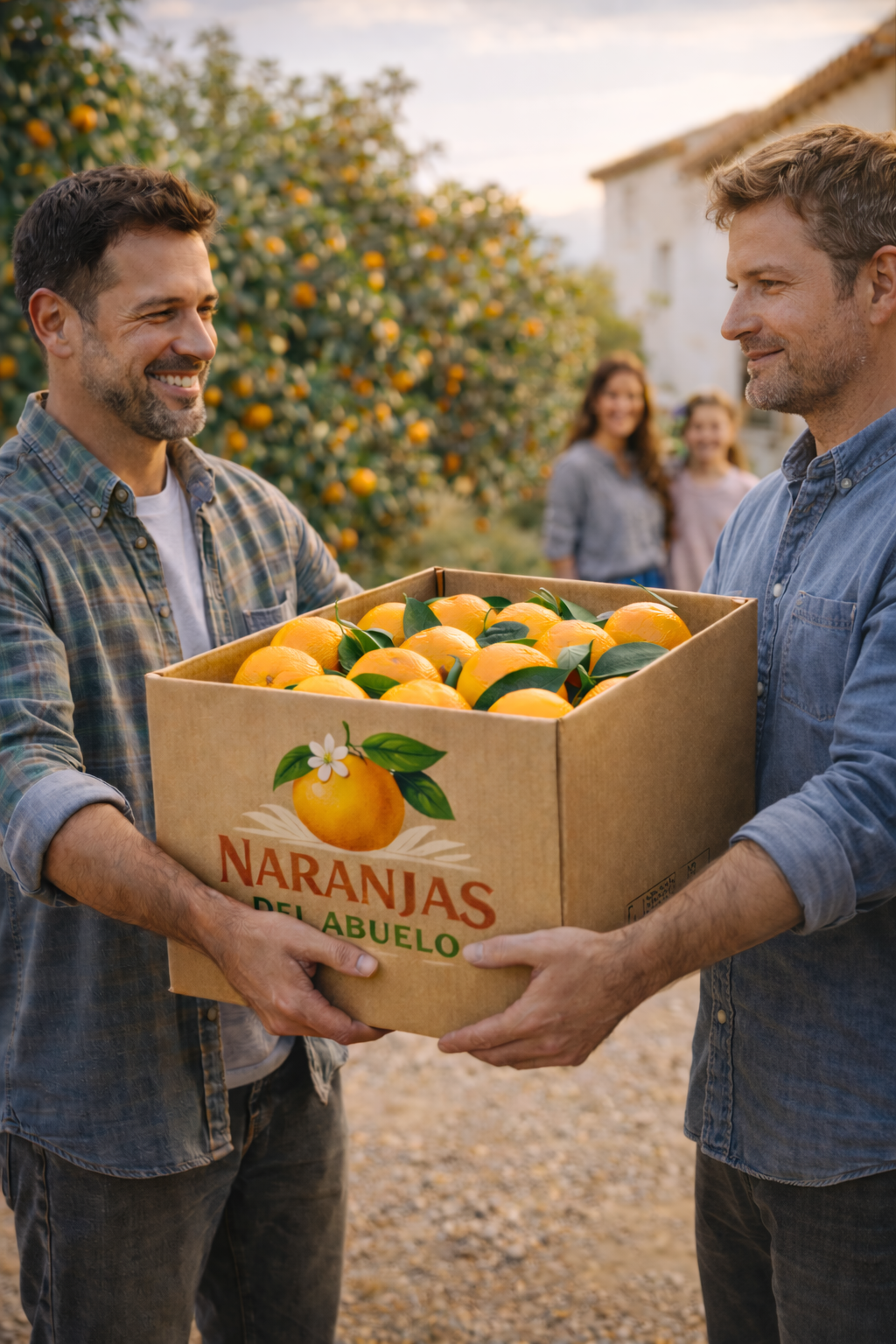 Entrega de naranjas